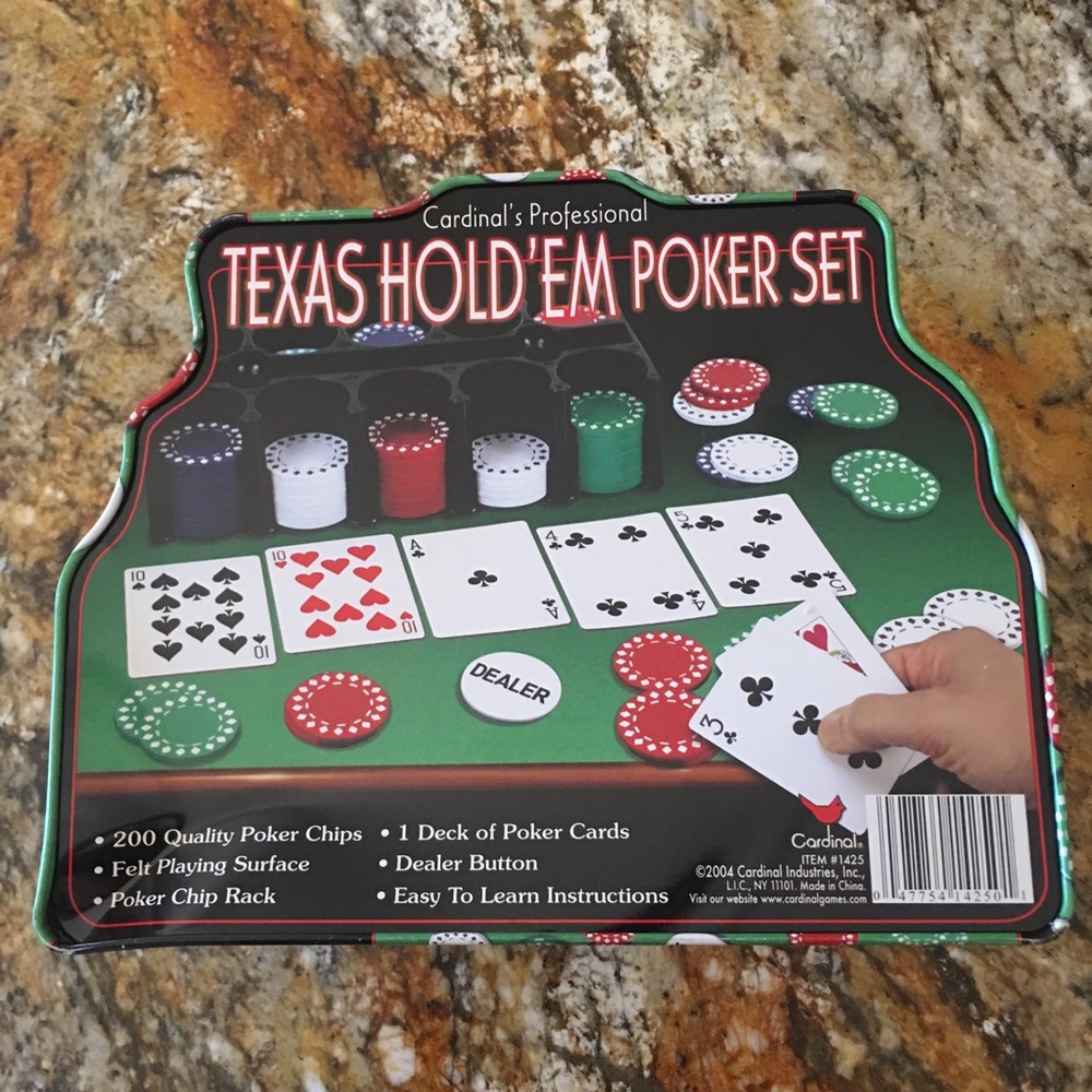 Texas Hold'Em Poker Set Cardinal's Professional